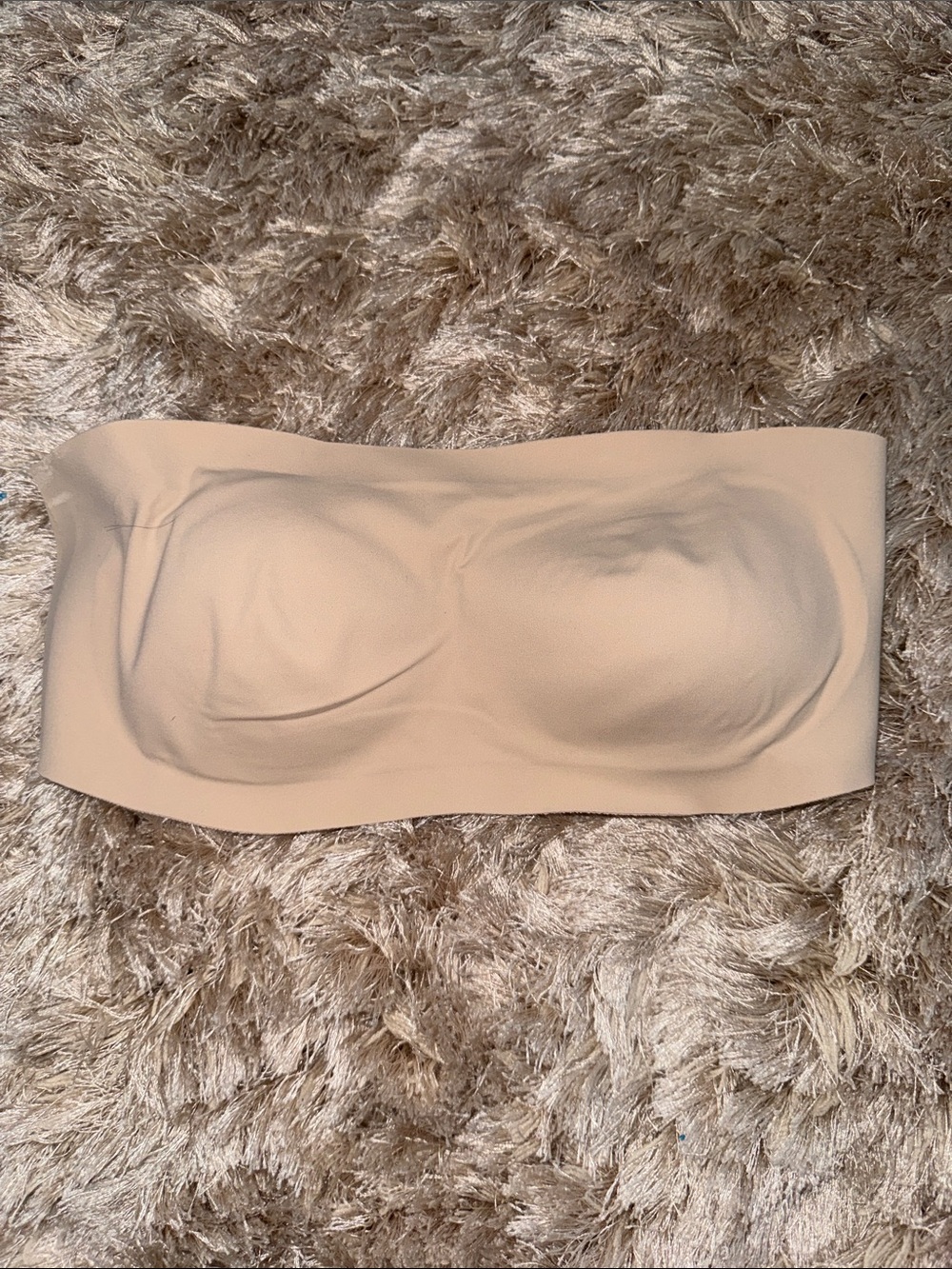 Seamless Strapless Bandeau Bra in Nude